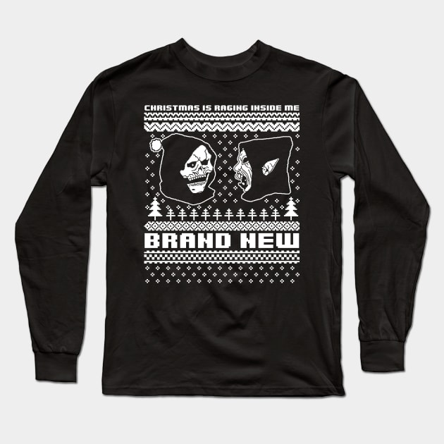 Christmas Is Raging Inside Me Long Sleeve T-Shirt by ilistentoemo@gmail.com